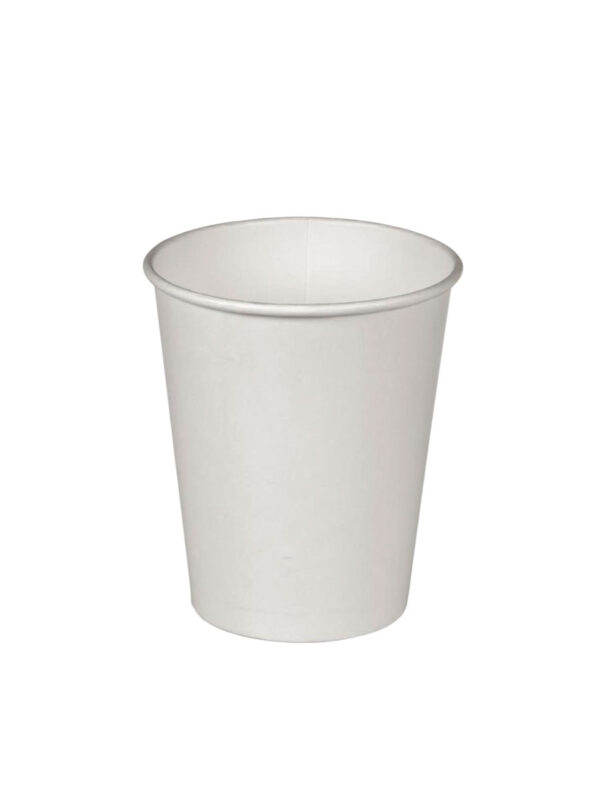 Промтус Стакан білий паперовий 175 мл, 50шт, D75