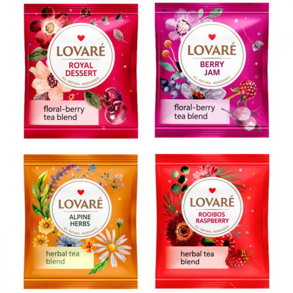 Чай пакетированный LOVARE Flower Tea Assorted (32 х 2гр) ассорти