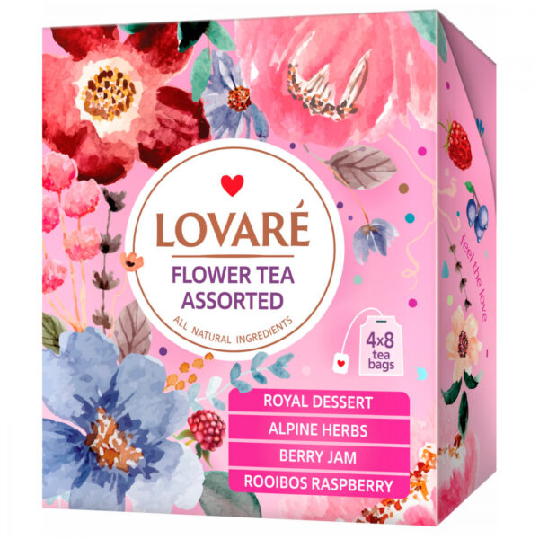 Чай пакетированный LOVARE Flower Tea Assorted (32 х 2гр) ассорти