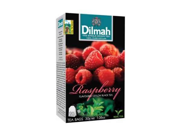 Чай пакетированный Dilmah черный Малина (20 х 1,5гр)