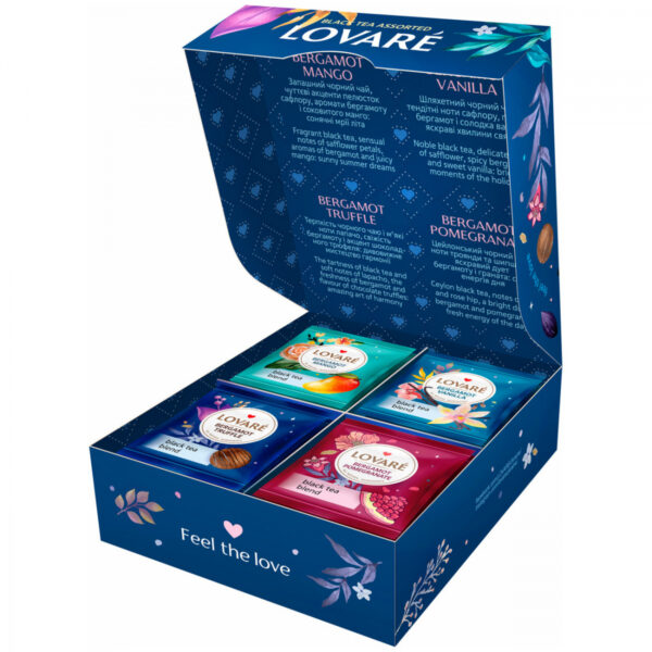 Чай пакетированный LOVARE Bergamot Assorted (32 х 2гр) ассорти