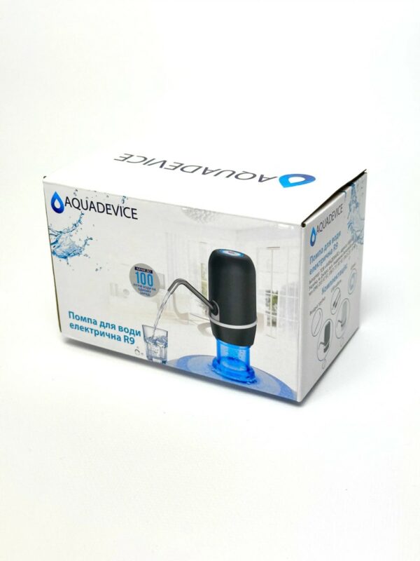 Помпа для воды аккумуляторная AQUADEVICE R9 black